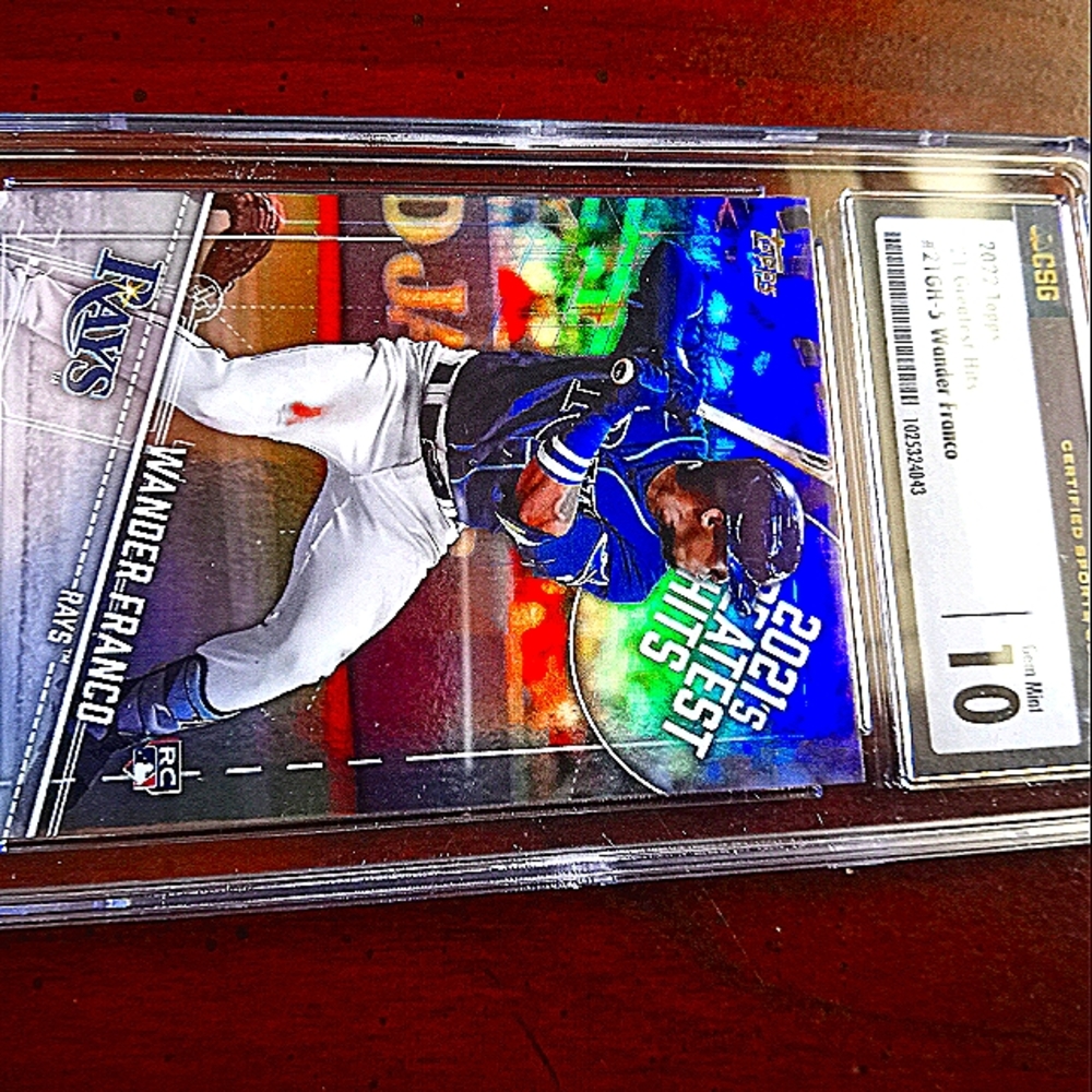 Wander Franco 21s greatest hits holo insert RC CSG 10